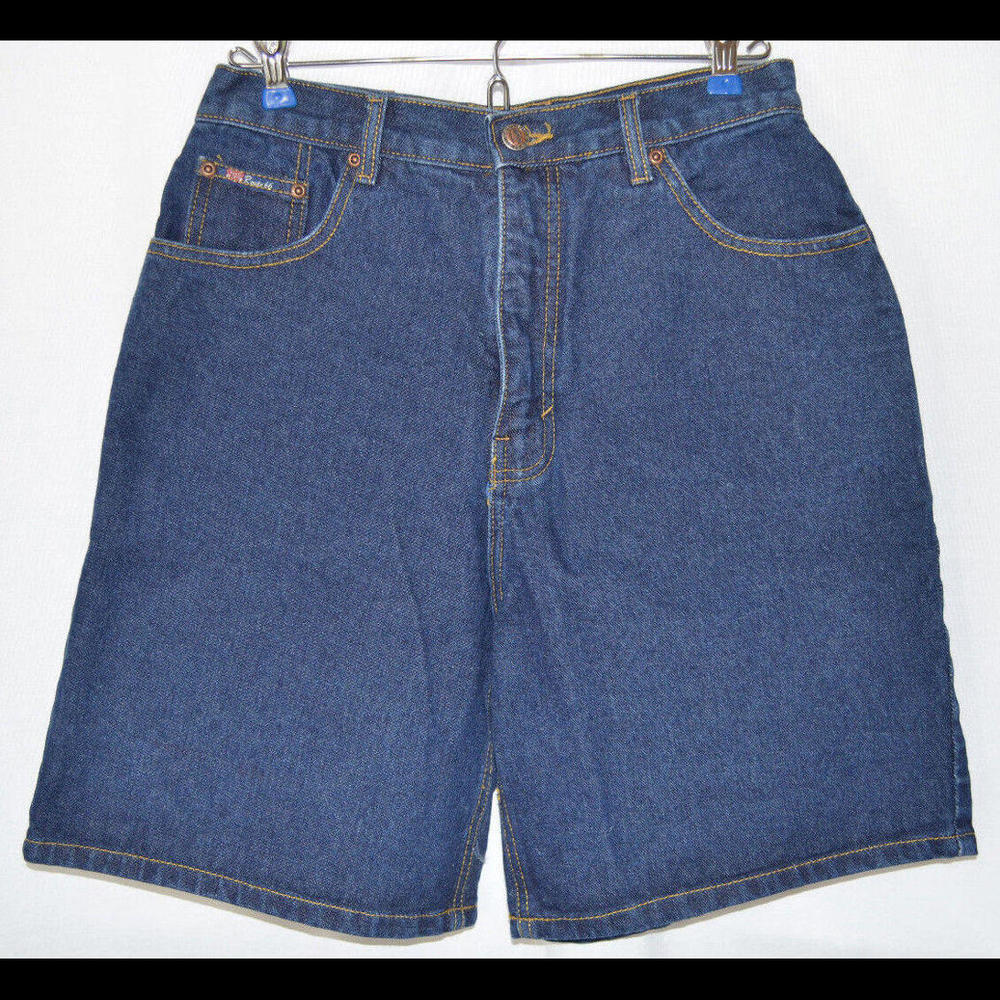 Route 66 Denim Jean Shorts Dark Wash High Rise Women's Size 11/12